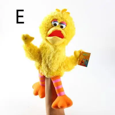 Игрушечные куклы с изображением улицы Сезам, 30 см, Elmo Big Vird Cokkie Monster, аниме игрушки, мягкая игрушка для маленьких девочек, детский подарок - Цвет: Черный