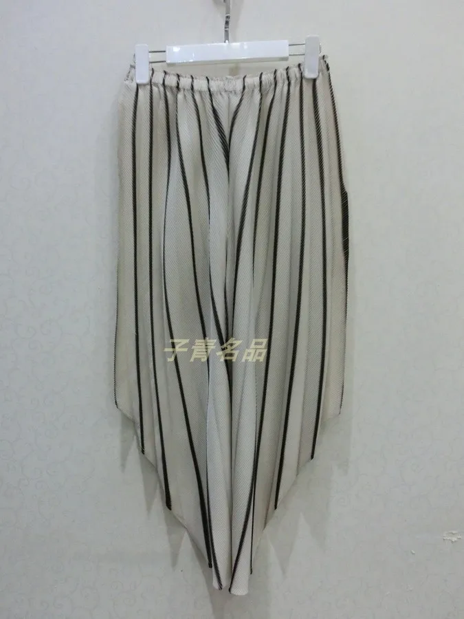 Changpleat 2018 осенние женские шаровары Miyak плиссированные Модные укороченные брюки с