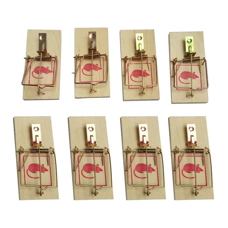 Домашние садовые уличные многоразовые деревянные ловушки для мышей грызунов