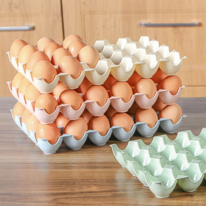 

24 Grid Egg Box Container Organizer Storage Case Holder Kitchen Fridge Freezer