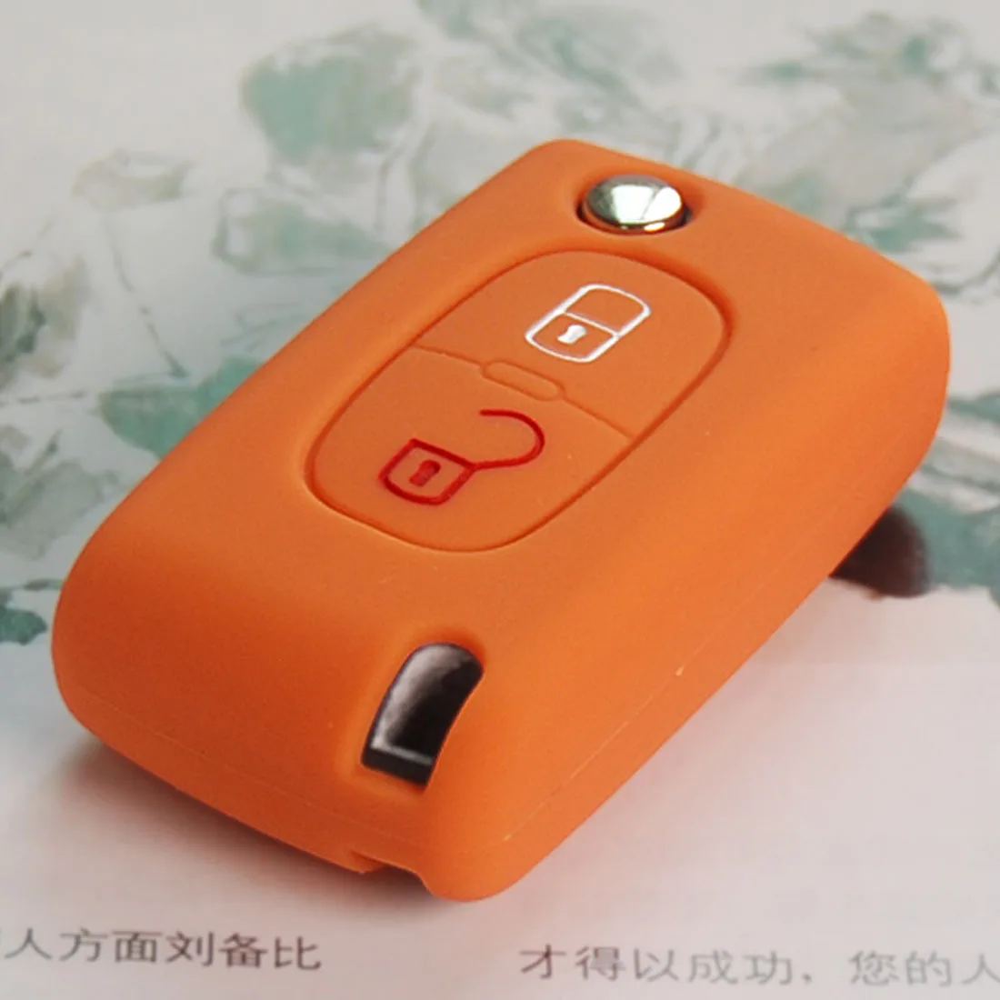 2 кнопки силиконовый чехол для ключей от машины для PEUGEOT 207 307 308 407 408 для Citroen C3 C4 C4L C5 C6 Защитная крышка