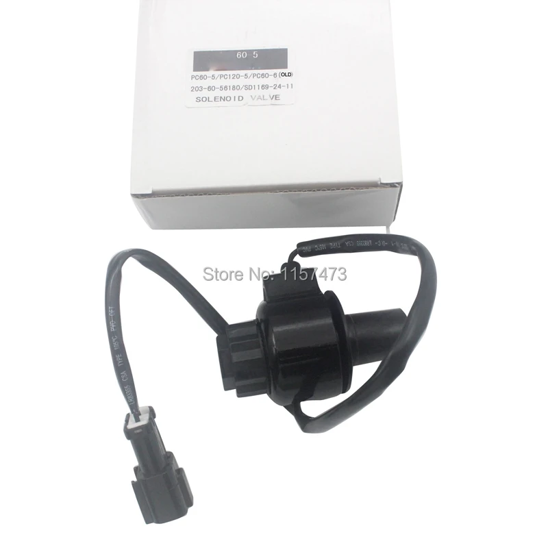PC100 5 PC150 6D95 PC120 203 60 56180 для экскаватора Komatsu гарантия 3 месяца|valve rotary|valve solenoidvalve komatsu