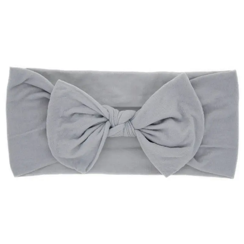 Нейлоновая повязка на голову с бантом для девочек универсальные нейлоновые