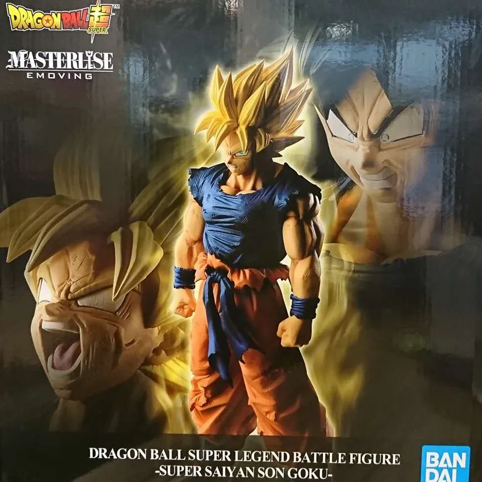 Goku Tronzo Banpresto Dragon Ball Супер Легенда битва мира Гоку черные волосы SSJ ПВХ Фигурки Модели DBZ Figural - Цвет: Goku