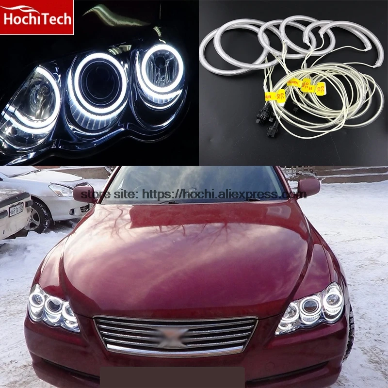HochiTech 6 шт. белый 6000K CCFL головсветильник свет гало ангел демон глаз комплект
