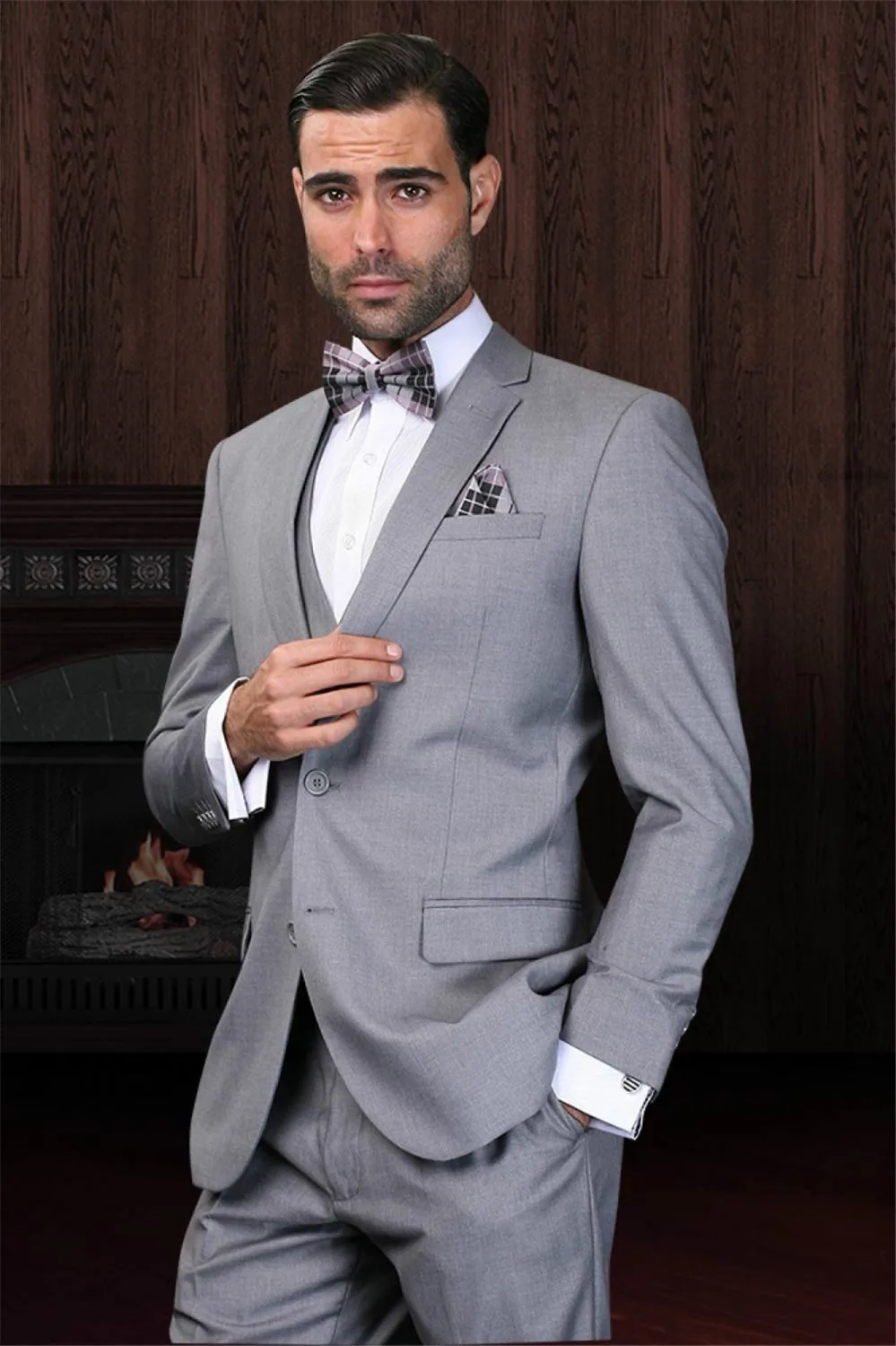 

Luxury Men Suit Wedding Suits For Men Costume Business Formal Party Casual Work Male Blazers Slim Fit Wear Suits (Jacket+Pants)