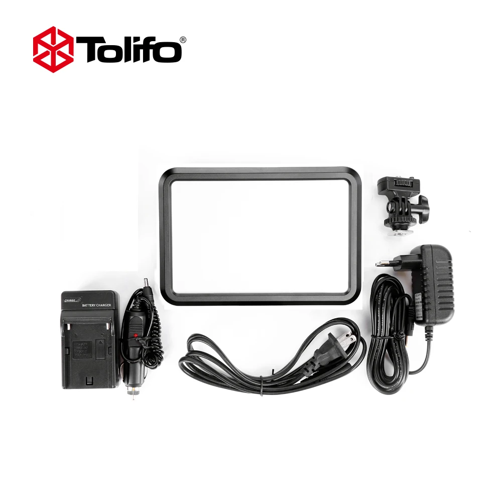 Светодиодный светильник Tolifo с регулируемой яркостью для фото-и видеосъемки