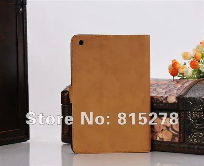 High Quality Flannelet Pattern Leather Case Stand Holder For ipad Mini 7.85&quot |