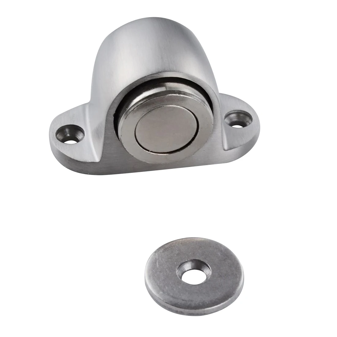 1 Pc Stainless Steel Magnetic Doorstop/Door with Catch Screw Mount Brushed Finish Drop Shopping | Обустройство дома