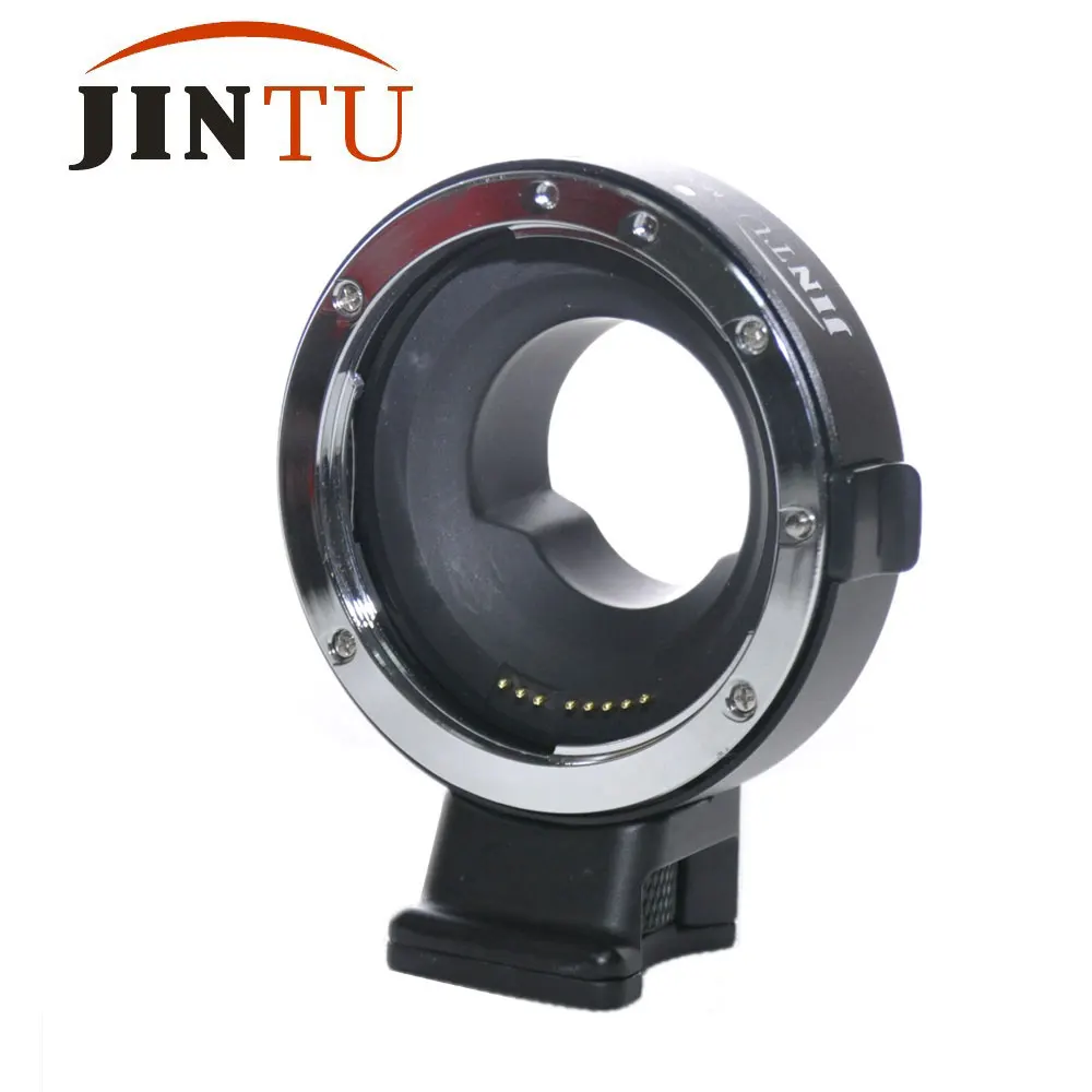 Jintu объектива с автоматической фокусировкой AF адаптер для крепления на EF-M4/3 для цифровой однообъективной зеркальной камеры Canon EOS EF/EF-S для Panasonic GH3 GH4 GH5 GX7 G10 Olympus E-M5 E-M5II E-M10