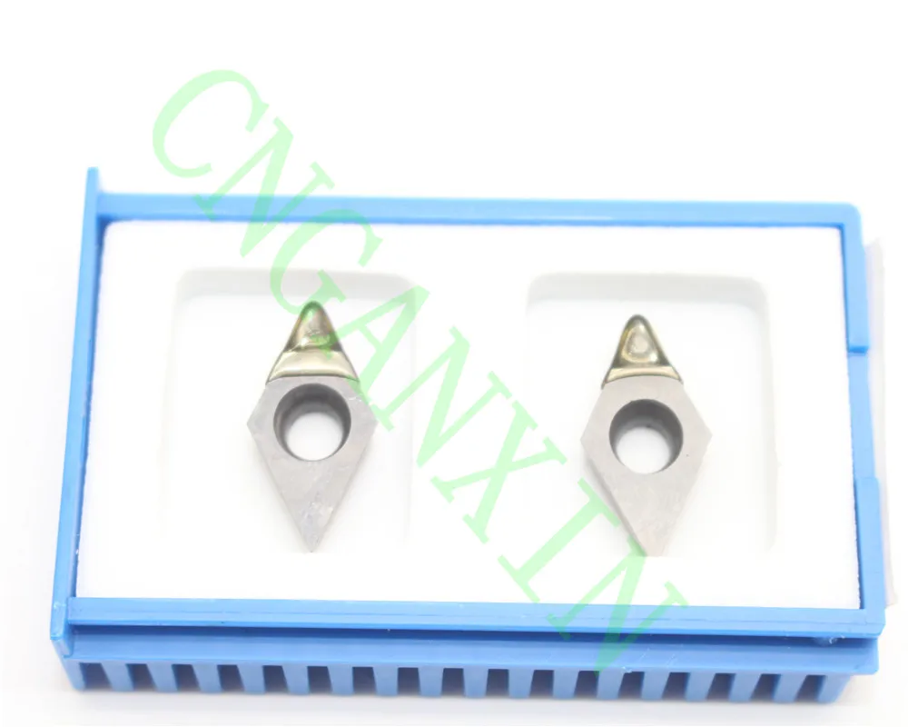 

High-precision 2pcs NEW PCD DCGT 11T304 PCD Diamond CNC blade insert