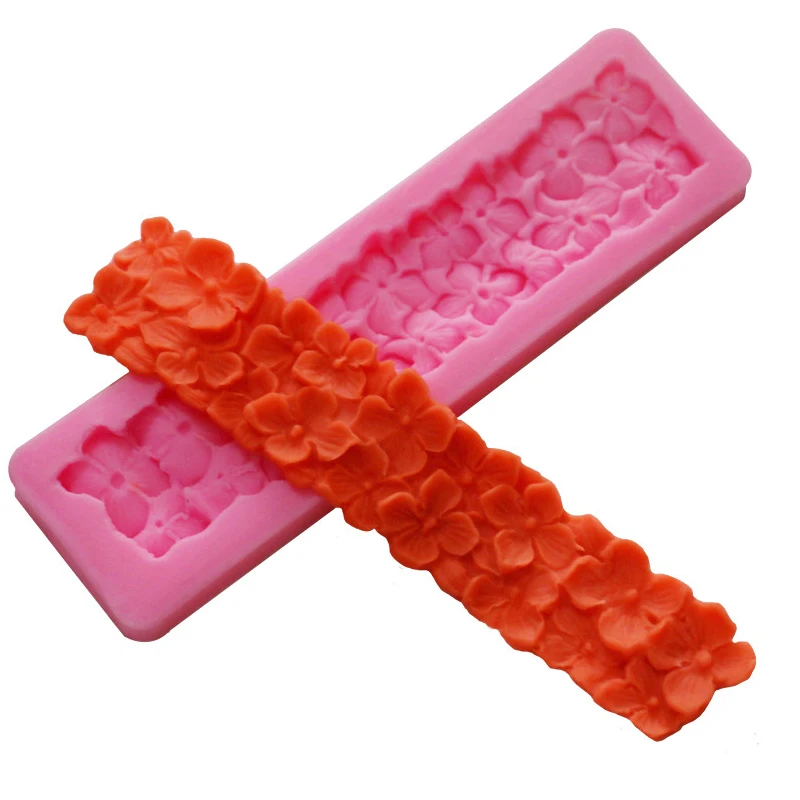 3D Силиконовые Формочки для украшения торта 4 листа клевера Sugarcraft декоративные