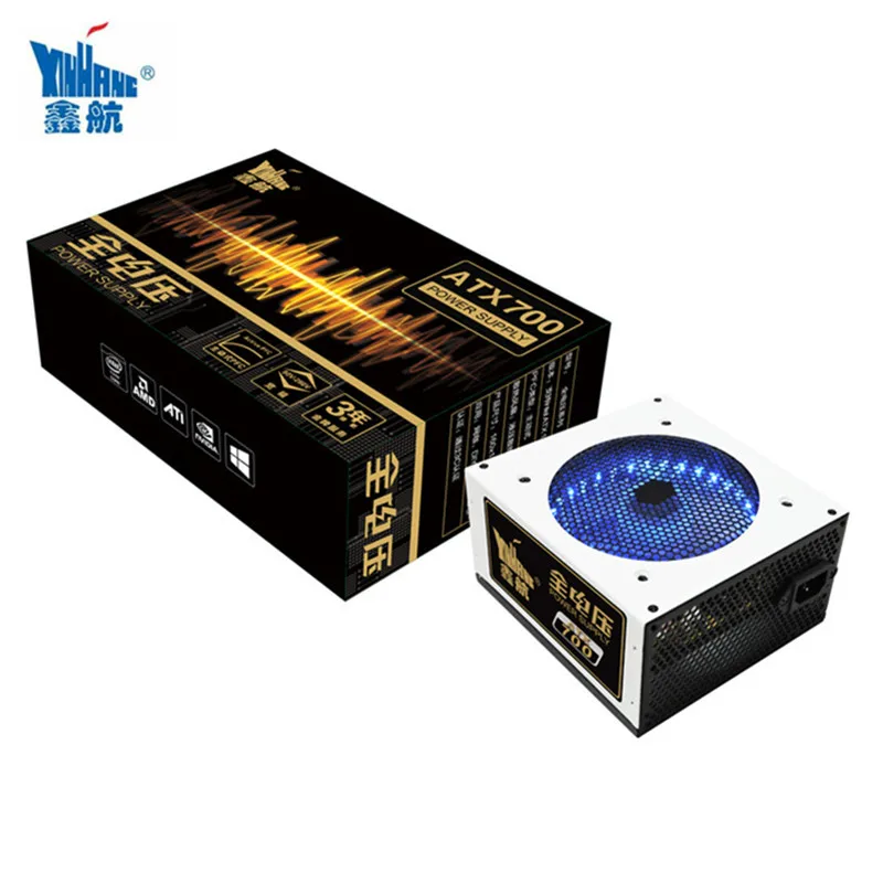 XINHANG 700 Вт PCI SATA ATX 12 В блок питания для ПК настольного компьютера 110 6 + 2 gpu|Блоки