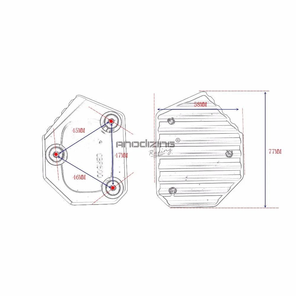 CNC алюминиевая мотоциклетная боковая подставка для увеличения пластины удлинитель подставки для HONDA NC700S/X/D INTEGRA CBR500R CB500F/X