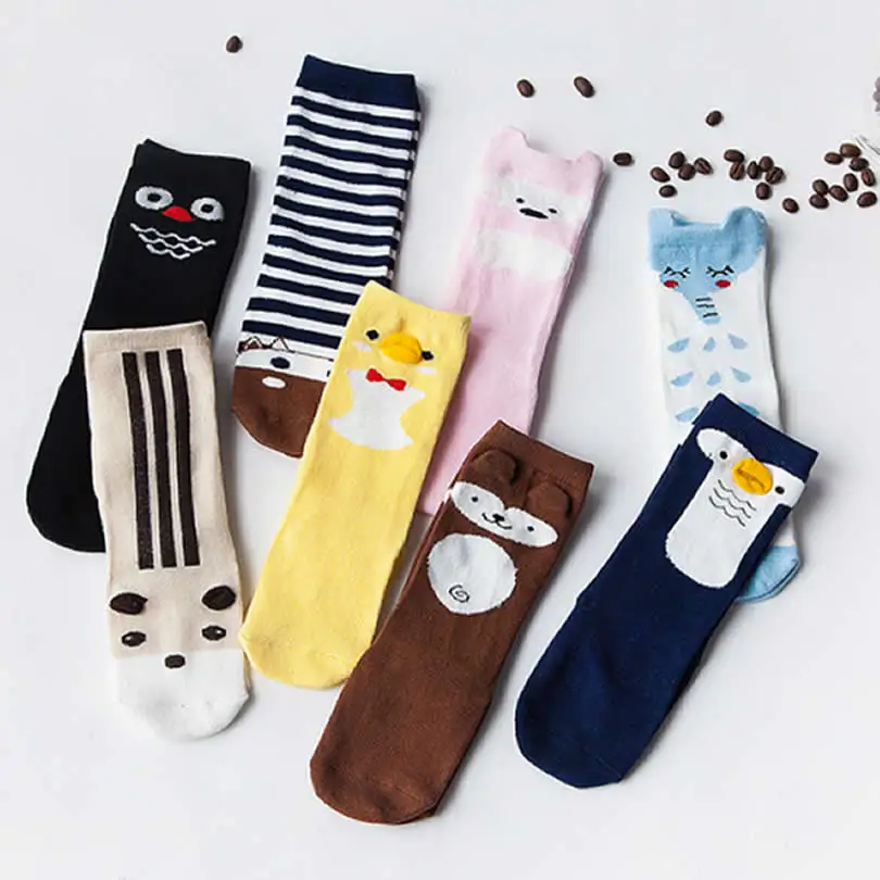 Baby Socks South Korea Dispensing non-slip Cotton Owl girls/boys Below the knee Animal motifs sock Beikinyuans | Детская одежда и - Фото №1