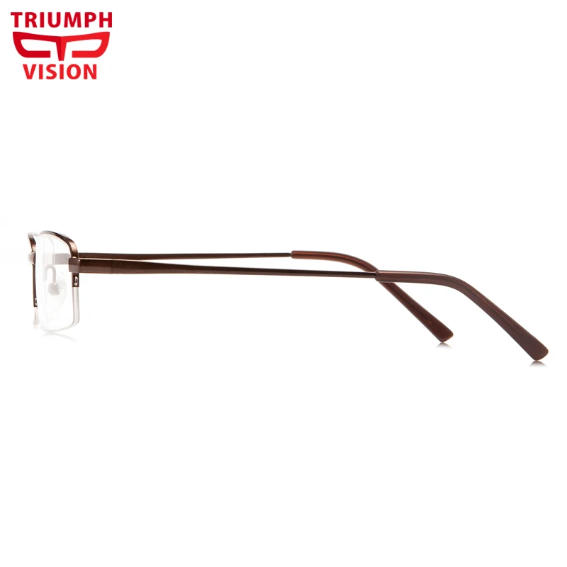 Мужские фотохромные очки TRIUMPH VISION Прямоугольная оправа полуоправа диоптрийные