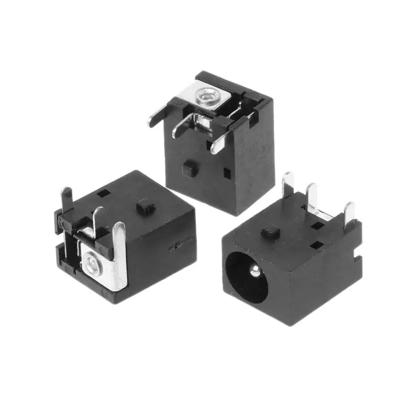 10pcs DC-044 5.5x2.1mm DC Power Jack Socket Connector 3-Pin Panel Mount Plug | Обустройство дома