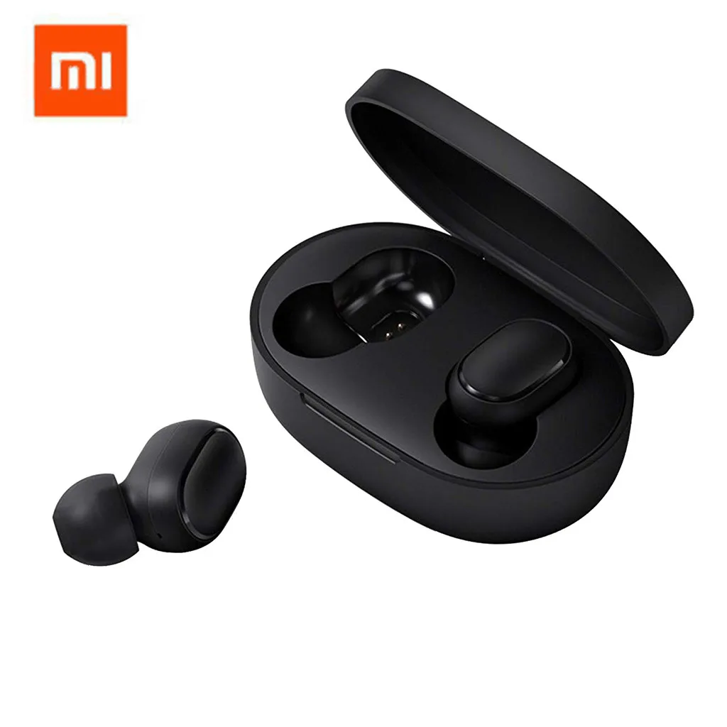 iaomi Redmi Airdots TWS Bluetooth наушники стерео бас Bluetooth 5,0 Eeadphones с микрофоном Handsfree Наушники управление AI