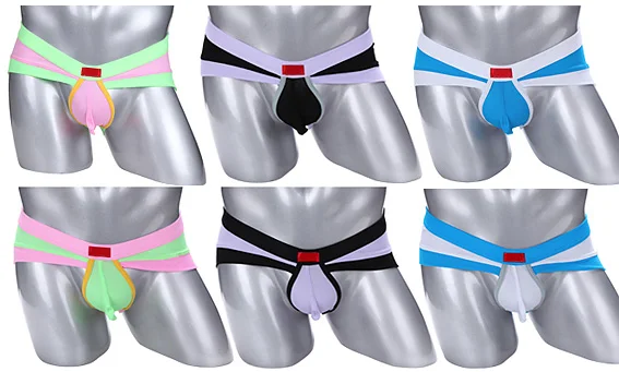 Мужское нижнее белье трусы Softy U shape Pouch высокое качество лоскутные сексуальные