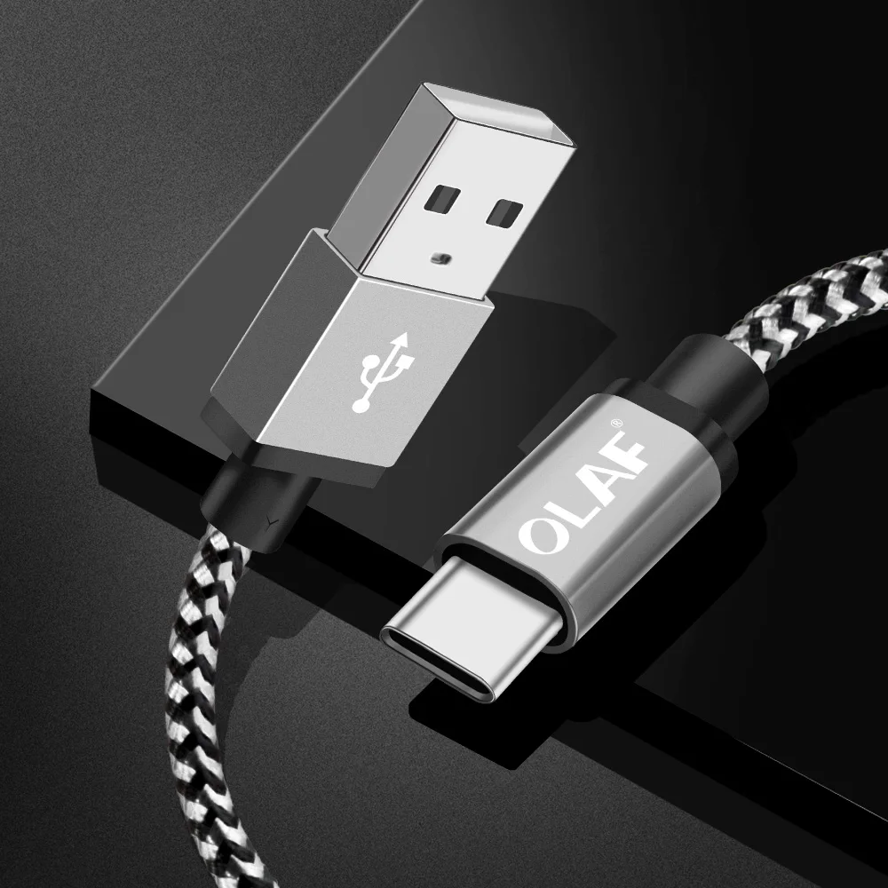 Кабель для быстрой зарядки OLAF USB Type-C Samsung S9 S8 Plus Note 9 8 Xiaomi Mi8 | Мобильные телефоны и