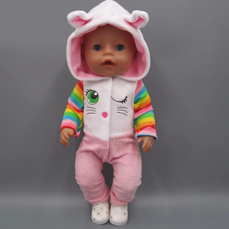 Кукольная одежда подходит для 43 см новорожденных кукол аксессуары мультфильм