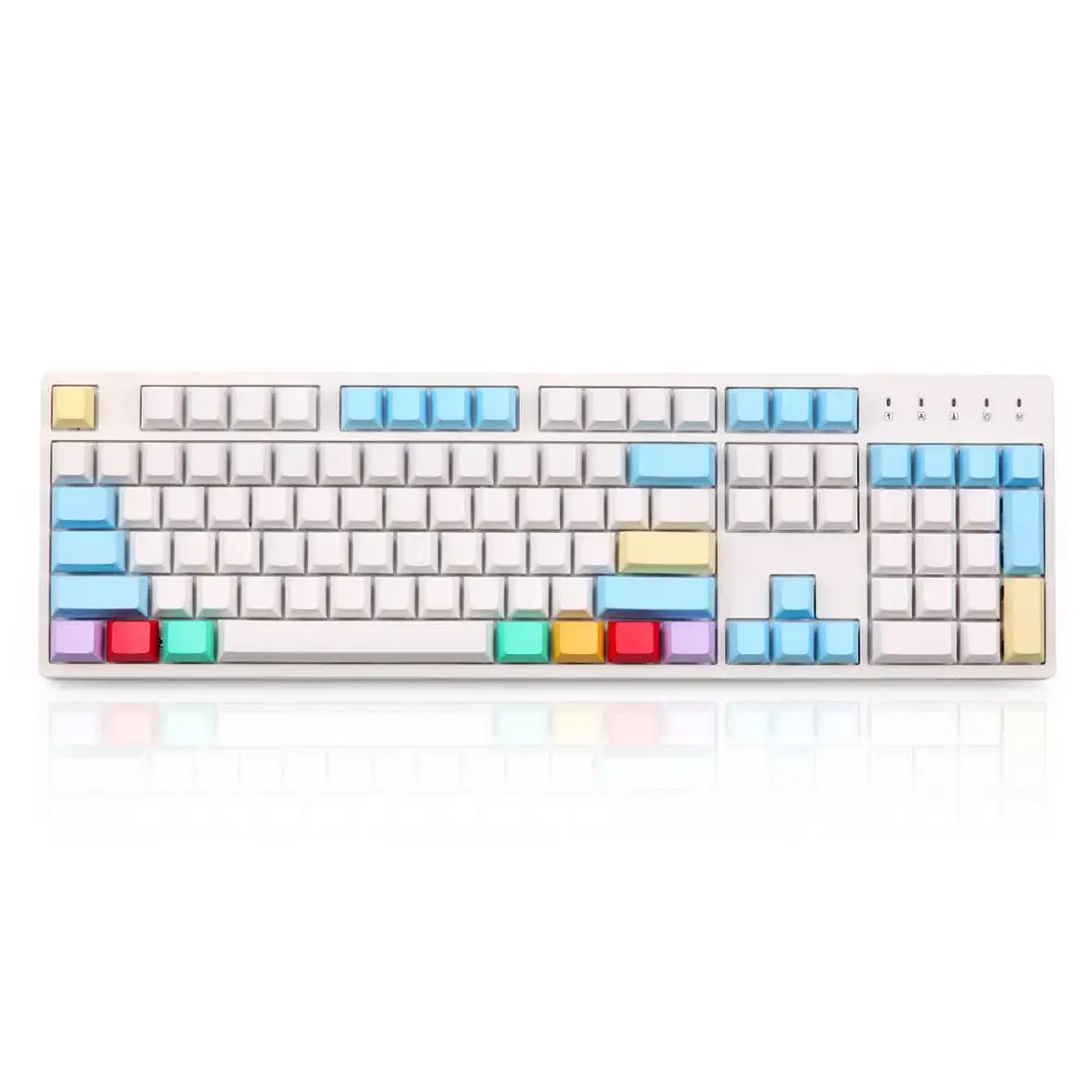 KBDfans Новое поступление Вишневый профиль pbt keycap для механической клавиатуры пустой pbt keycap 104 клавиш