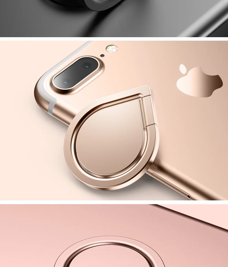 Siancs капли воды Форма палец кольцо держатель Металл для iPhone samsung LG Xiaomi Гибкая подставка крепление поддержка