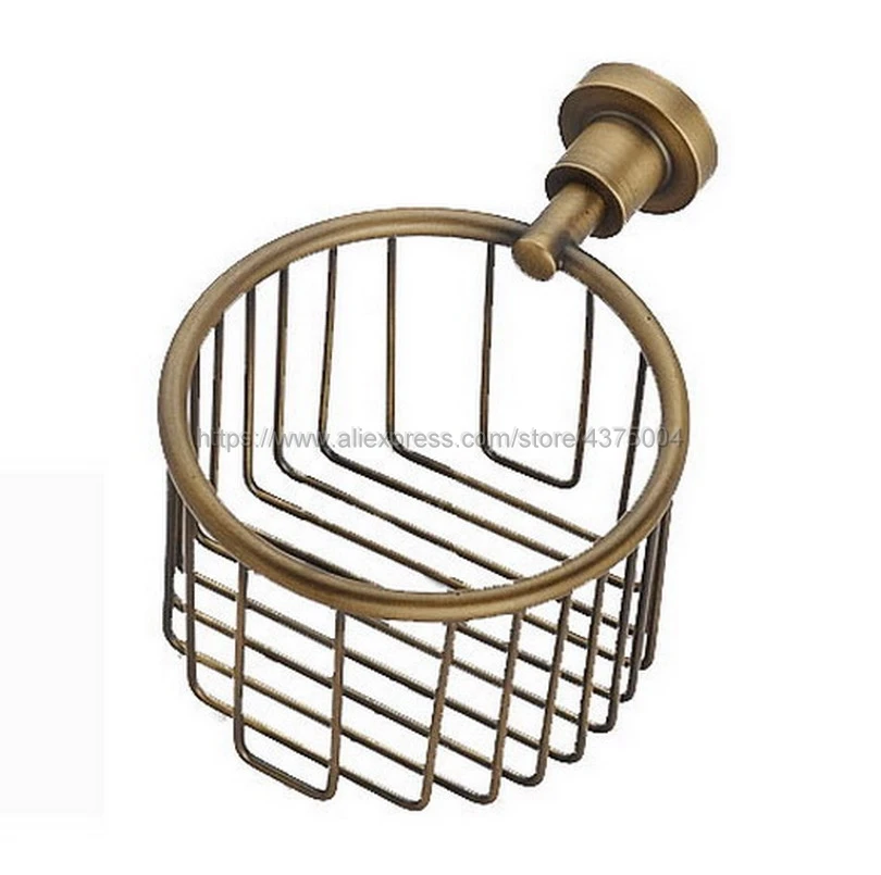 Антикварные латунные бумажные корзины для полотенец диспенсер туалетной бумаги