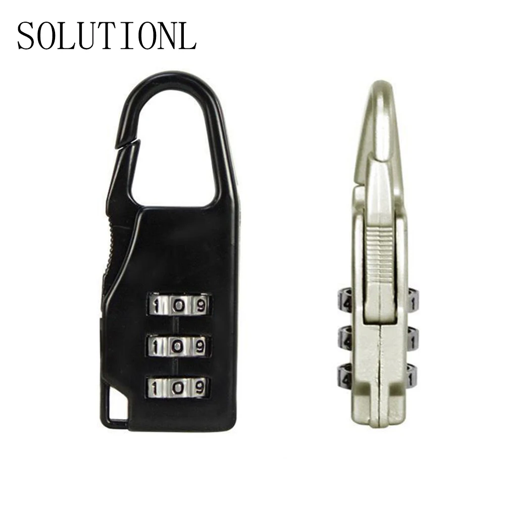 3 мини циферблат цифра код пароль Комбинация замок безопасности путешествия