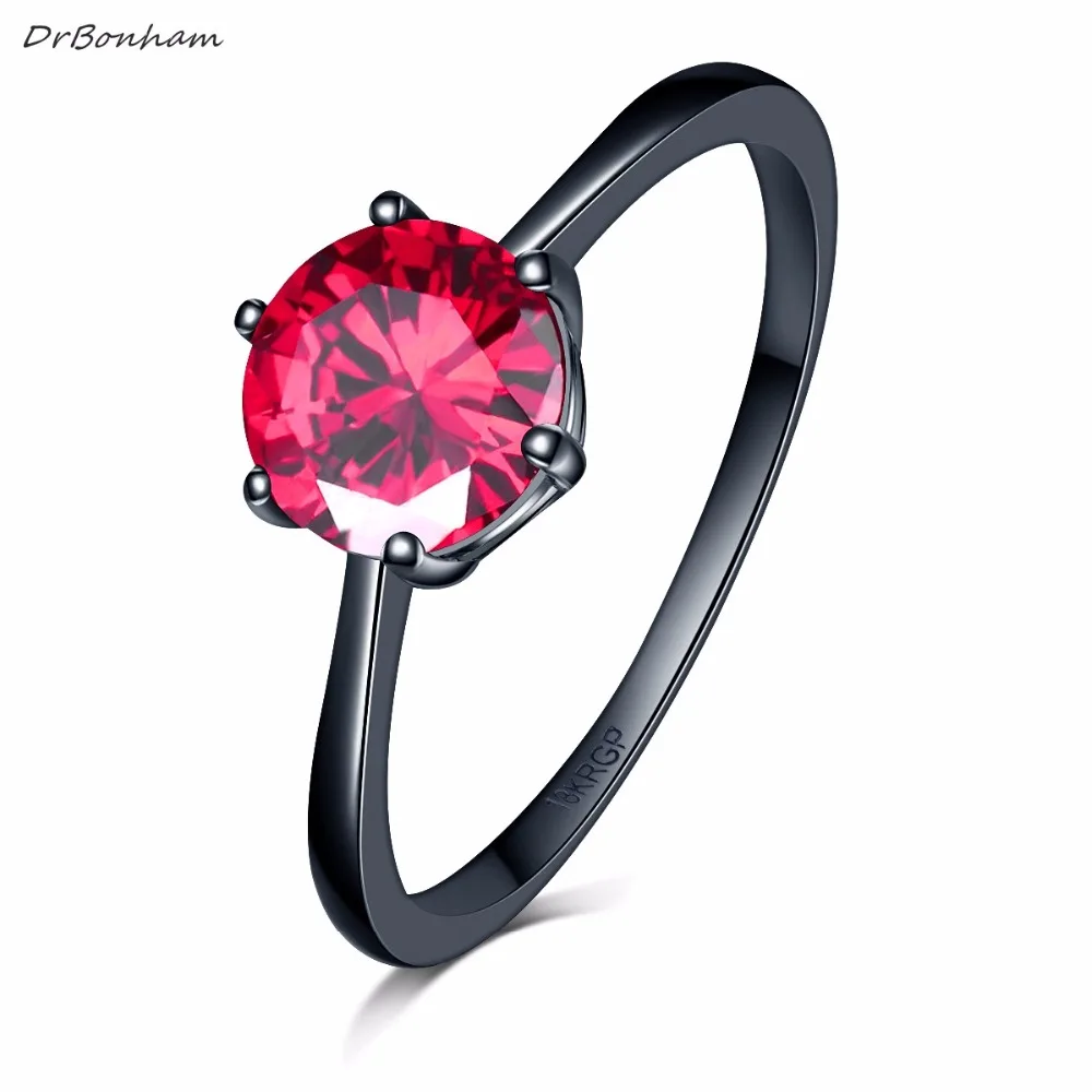 Очаровательное женское кольцо с синим огненным опалом, элегантное фиолетовое кольцо, черное позолоченное ювелирное изделие, винтажные Свадебные Кольца для женщин, DR1745
