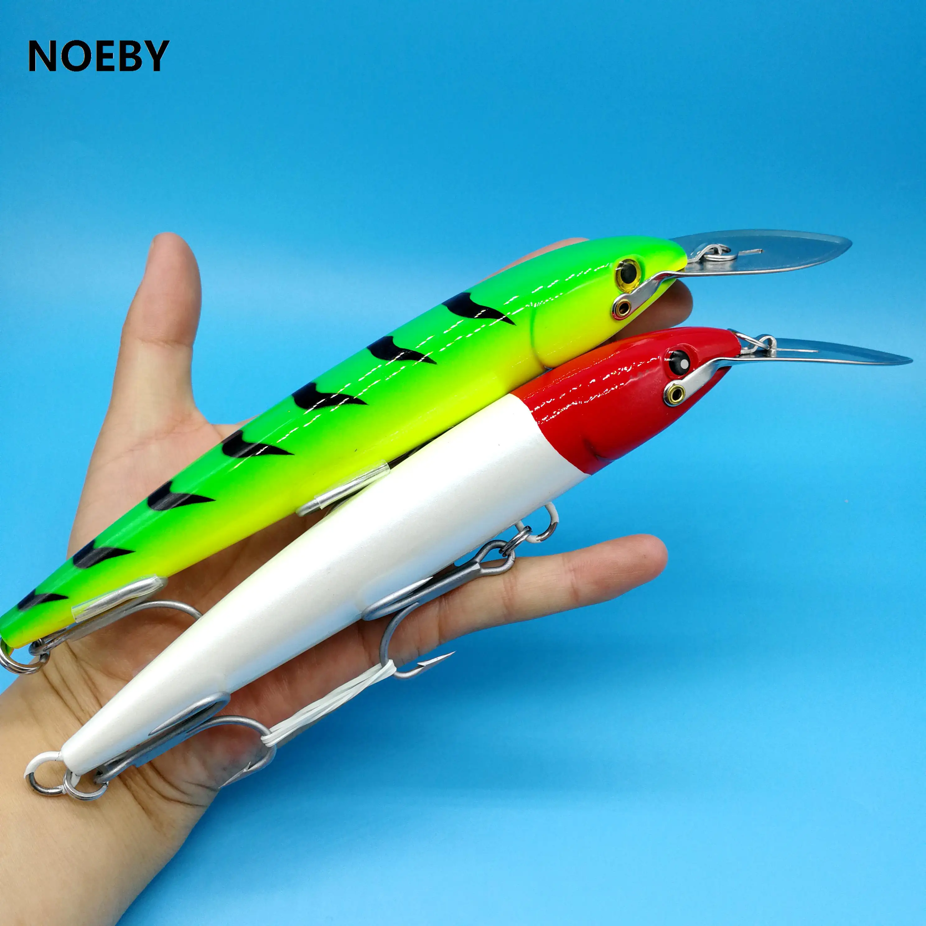 NOEBY 2 шт./лот Троллинг тунец рыболовные приманки 32 5 г/60 г/76 г 4 цвета Блесна Приманки
