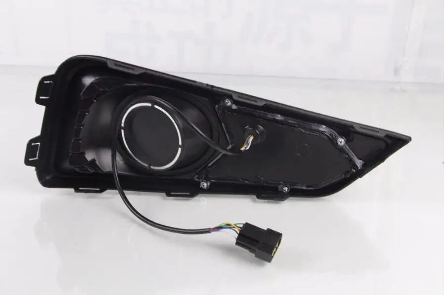 1 Set DRL Daytime Running Lights Daylight 2018~2019/2014~2016year Fog Lamp Cover With Turn Yellow Signal Light For City | Автомобили и