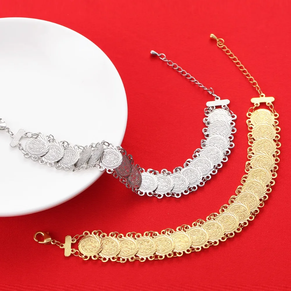 Браслет унисекс для монет 18 см + 5 см|bracelets for|coin braceletbracelets eastern |