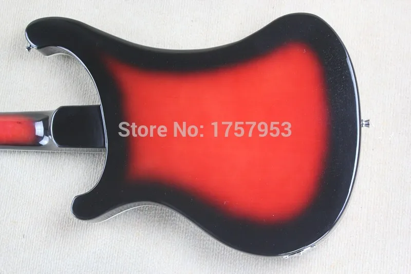 Изготовленная на заказ гитарная фабрика высшего качества черная 4 струны 4003 Рик