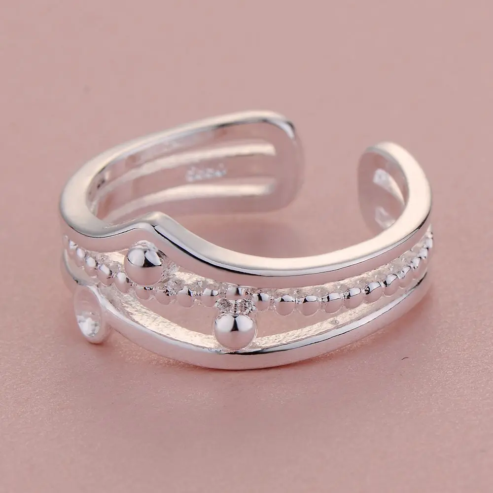 Оптовая Продажа 925 ювелирные изделия посеребренное кольцо модное Ювелирное для