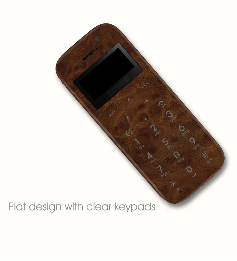 SOYES M11 GSM Одноместный SIM Мини телефон Bluetooth Dialer низкое излучение тонкий мобильный