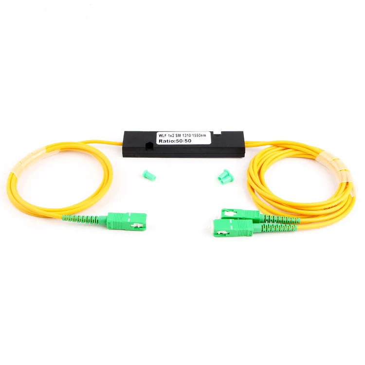 SCAPC одномодовый волоконно оптическое FTTH 1x2 FTB Волокно сплиттер соединитель 1310/1550nm