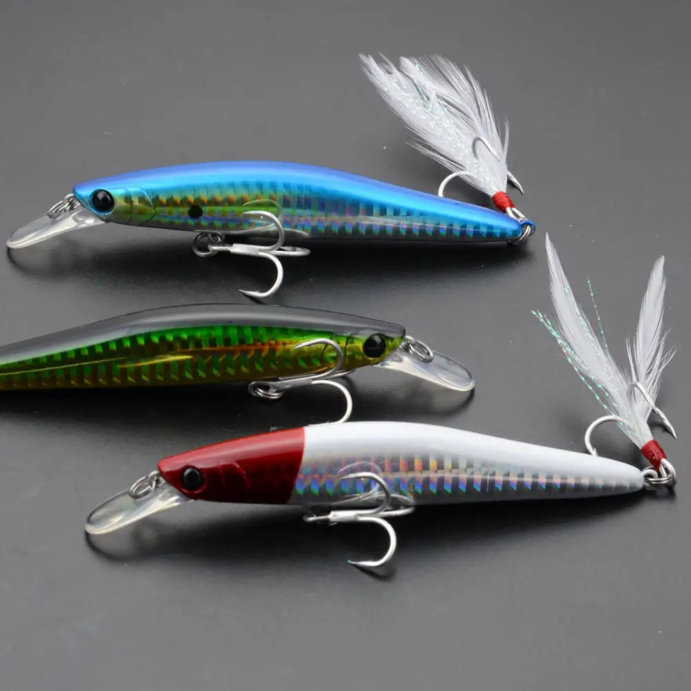 Sirajiong Jerkbait воблеры 115 мм 14 г погружающаяся Рыболовная Приманка Minnow Crankbait Japan BKK