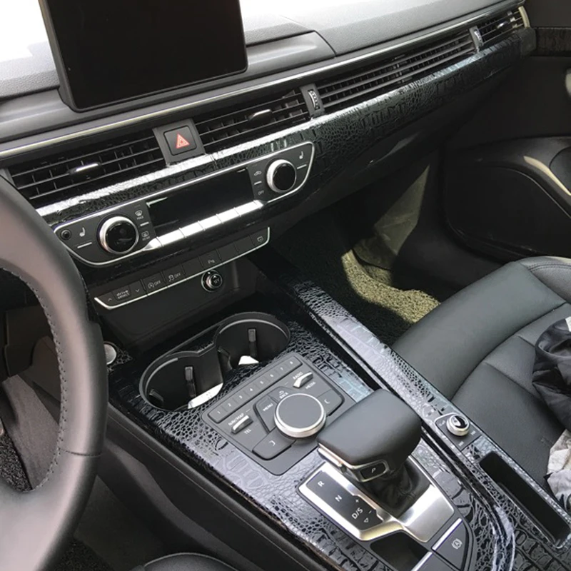 Для Audi A4 A5 B9 2017 2019 внутренний центральный Управление Панель дверные ручки 3D/5D