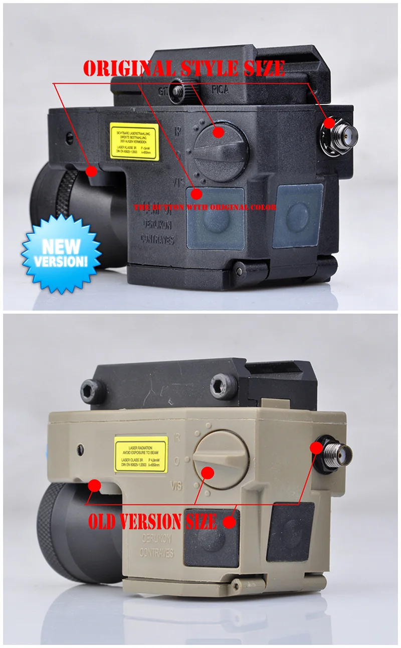 Element Airsoft тактический флэш-светильник Dunmmy eLLM01 нефункциональный оружейный светильник Модель пистолет Флэш-светильник EX214
