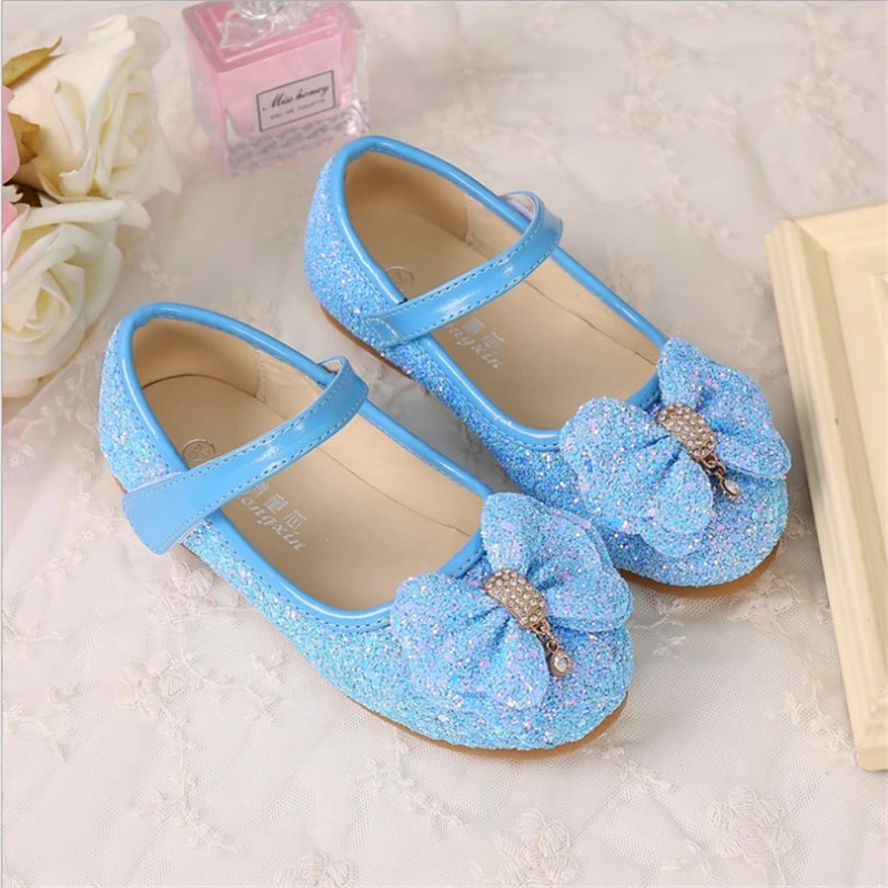 Самая совершенная дизайнерская детская кожаная обувь принцессы для девочек