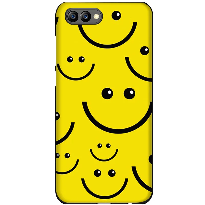 Чехол для мобильного телефона из ТПУ Desxz Smiley Face Huawei Honor 6A 7X 7A 7C 8 8X 8C 9 Note 10 P30 Lite