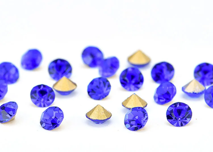 Россыпью Стразы Royalblue для дизайна ногтей/украшения одежды/Сделай сам мобильный