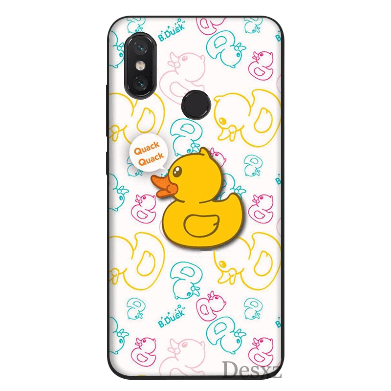 Мобильный чехол для телефона Xiaomi MiMAX3 6 8 9 10 SE A1 2 3 9T CC9 E Pro LiteSilicone Cover Cool Yellow Duck Bag