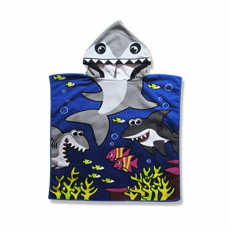 Горячая Распродажа детское пляжное платье детский халат полотенце s плащ накидка