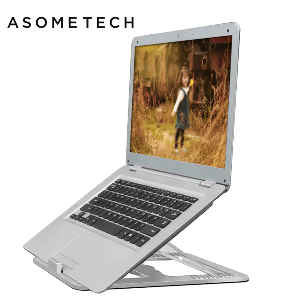 Регулируемая алюминиевая подставка для ноутбука 10 передач держатель Macbook Air Pro 13 3
