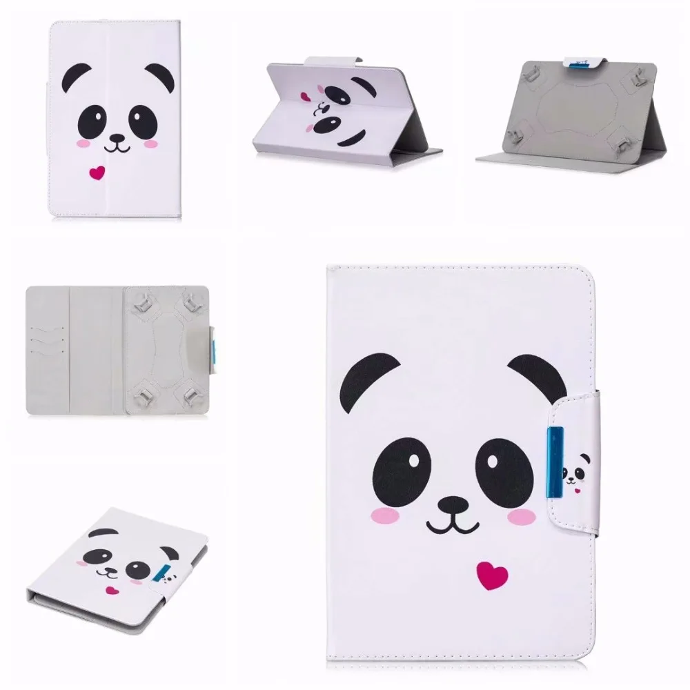 

Магнитный чехол-книжка с рисунком панды для Samsung Galaxy Tab A 10,1 (2016) T580 T585 P580 P585, подставка для планшета со слотом для карты и ручкой