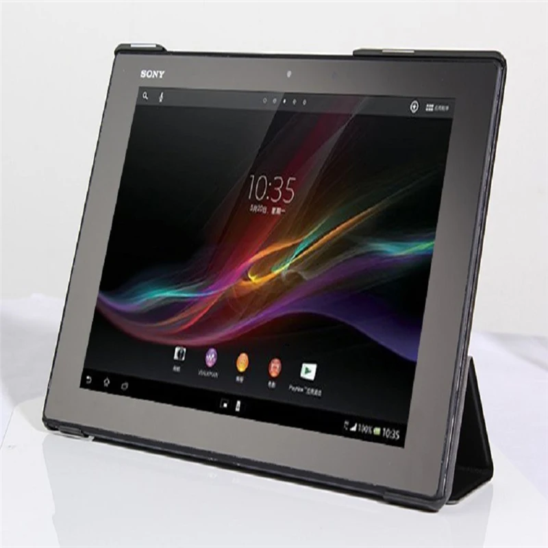 KiKiss чехол с магнитным держателем для sony Xperia Z2 Tablet, 10,1 дюймов, цветная Складная подставка из искусственной кожи, умный чехол, чехол для сна, пробуждение
