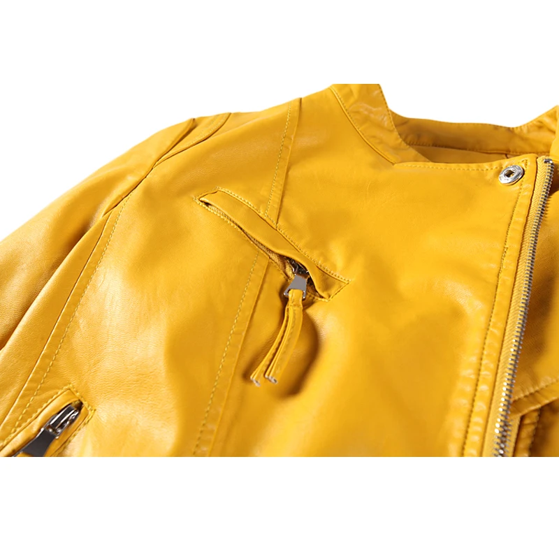 Vodiu пальто из искусственной кожи женская кожаная куртка бомбер одноцветные