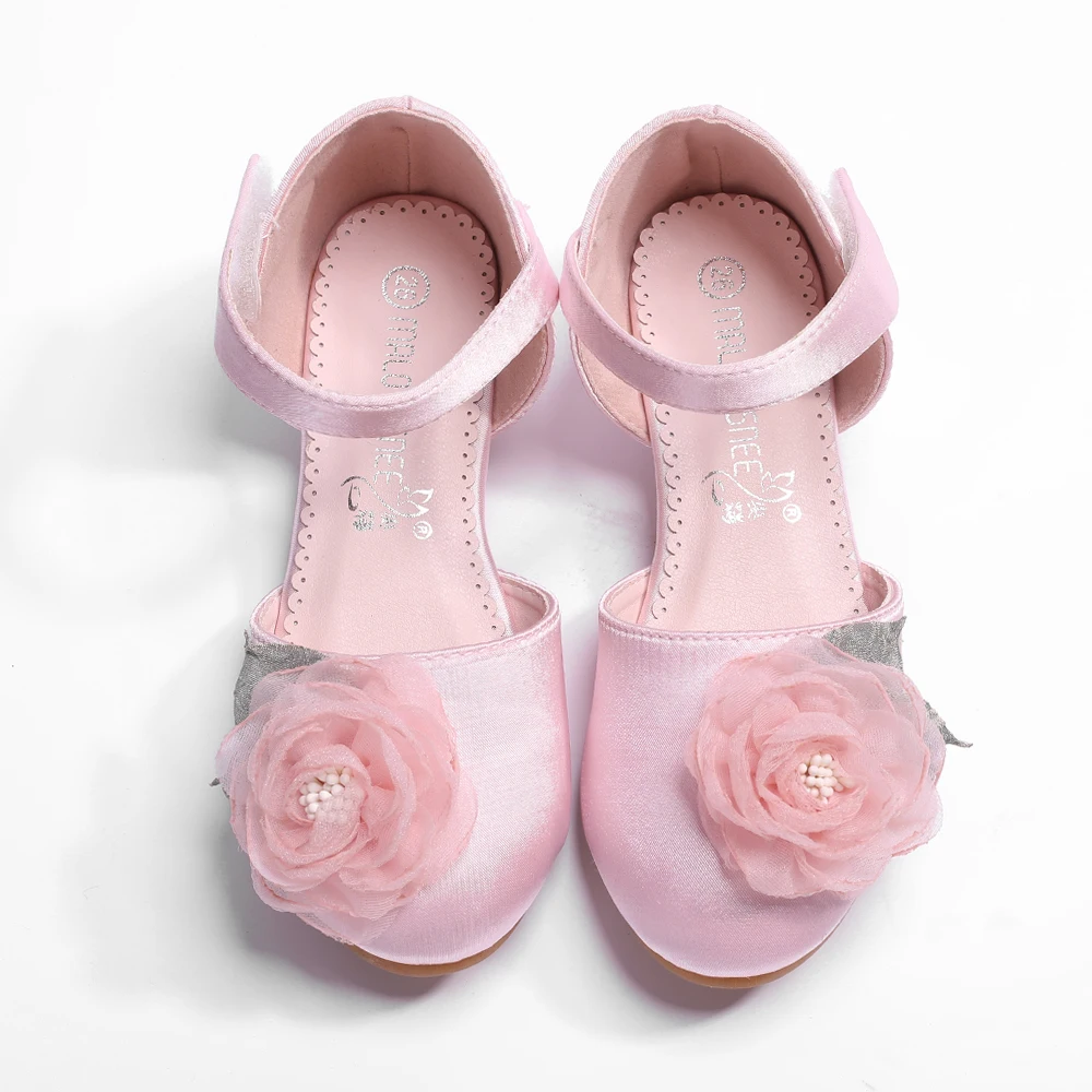 Детские сандалии принцессы на высоком каблуке для девочек модные детские